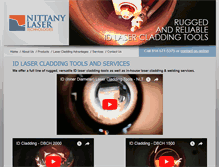 Tablet Screenshot of nittanylasertech.com